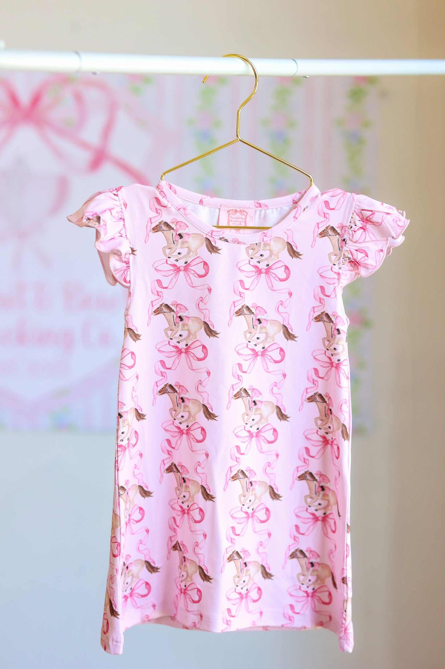 OFF TO THE RACES KNIT DRESS