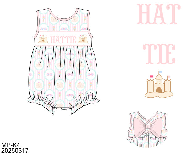 PRE-ORDER BEACHSIDE BLISS NAME SMOCK BUBBLE
