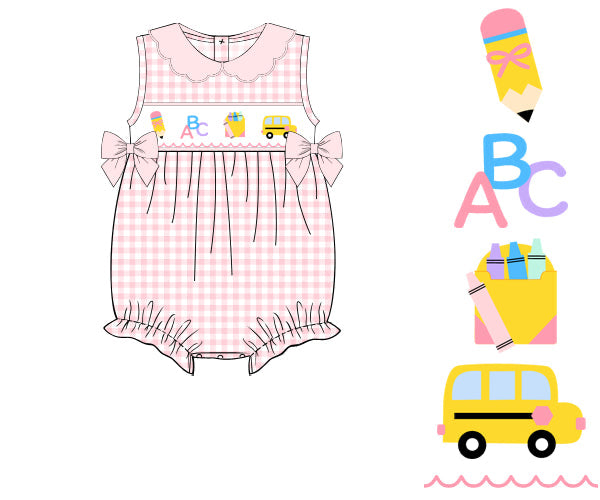 PRE-ORDER BACK TO SCHOOL HAND SMOCKED BUBBLE