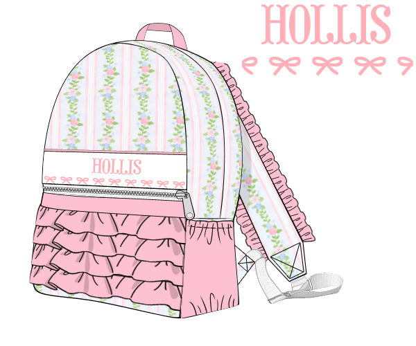 PRE-ORDER BACK TO SCHOOL HANDSMOCKED PETALS & PENCILS