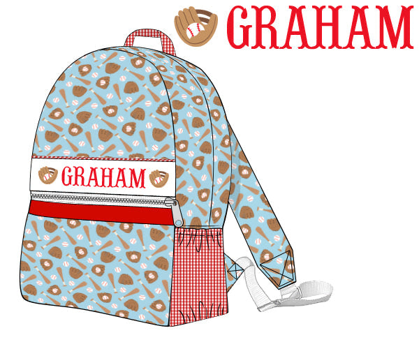 PRE-ORDER BACK TO SCHOOL HANDSMOCKED BASEBALL