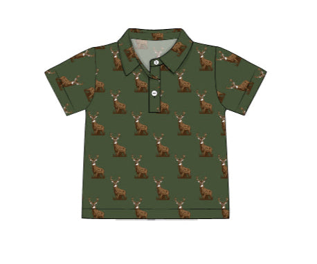 PRE-ORDER FALL BOYS DEER COLLAR SHIRT