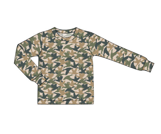 PRE-ORDER FALL BOYS CAMO LONG SLEEVE SHIRT