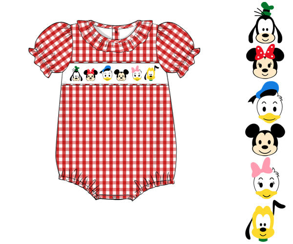 MAIN STREET FRIENDS SMOCKED BUBBLE
