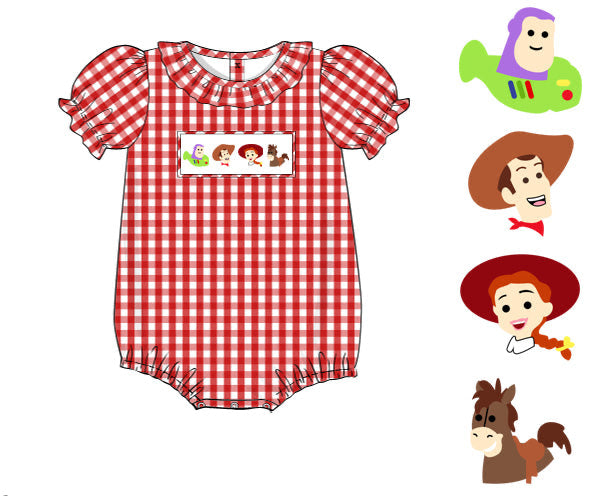 SMOCKED TOY BOX FRIENDS BUBBLE