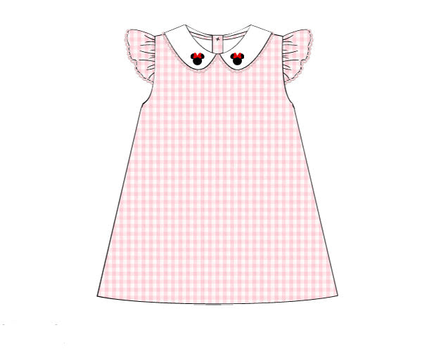 MOUSE EMBROIDERED DRESS