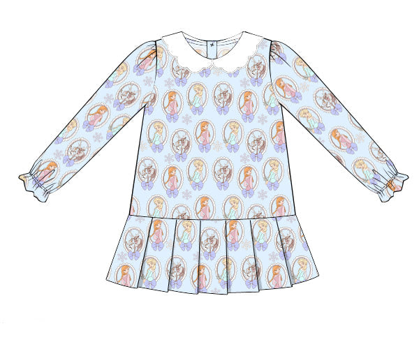 ICE PRINCESS TENNIS DRESS LONG SLEEVED