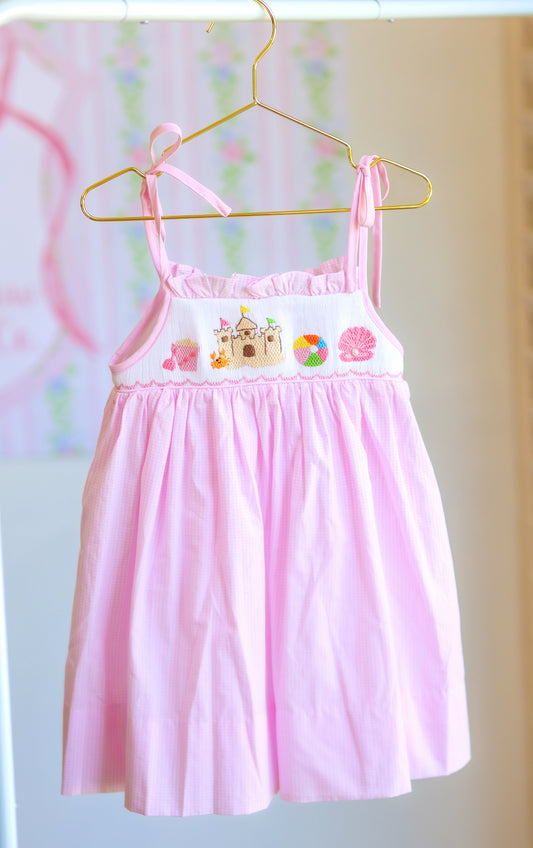BEACH SMOCKED DRESS