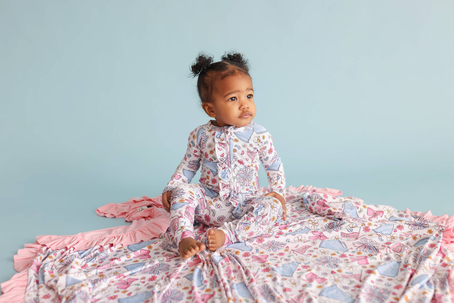 POM POWER DREAM RUFFLE ROMPER