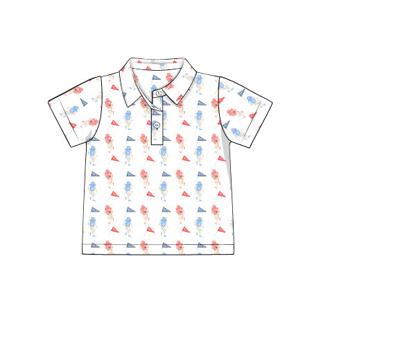 PRE-ORDER GAME DAY BOYS COLLAR SHIRT