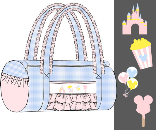 MAIN STREET SNACKS SMOCKED DUFFLE