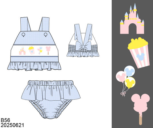MAIN STREET SNACKS SMOCKED SWIM
