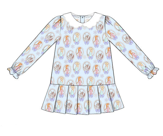 ICE PRINCESS TENNIS DRESS LONG SLEEVED