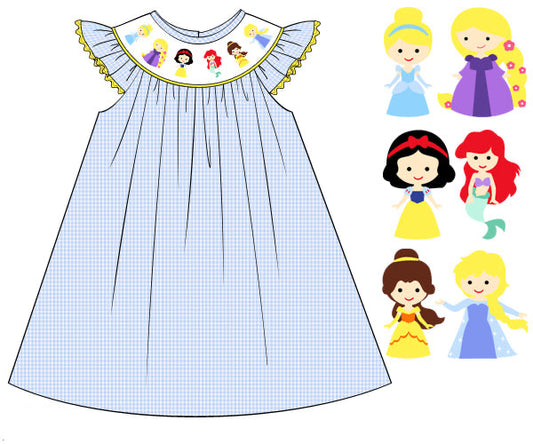 PRINCESS SMOCKED DRESS