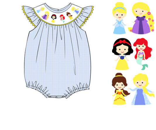 PRINCESS SMOCKED BUBBLE