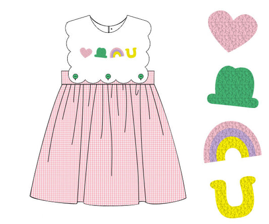 LUCKY CHARM FRENCH KNOT DRESS PREORDER