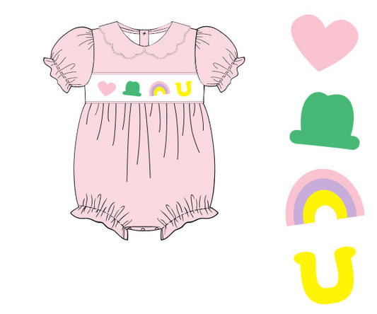 LUCKY CHARM SMOCKED BUBBLE PREORDER