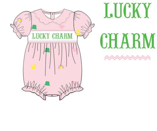 LUCKY CHARM SMOCKED BUBBLE PREORDER
