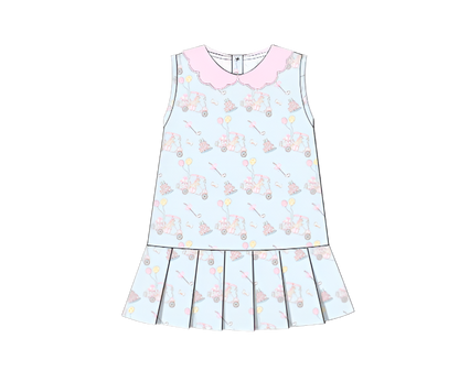 PRE-ORDER SCALLOPED COLLAR PAW-TEE TENNIS DRESS