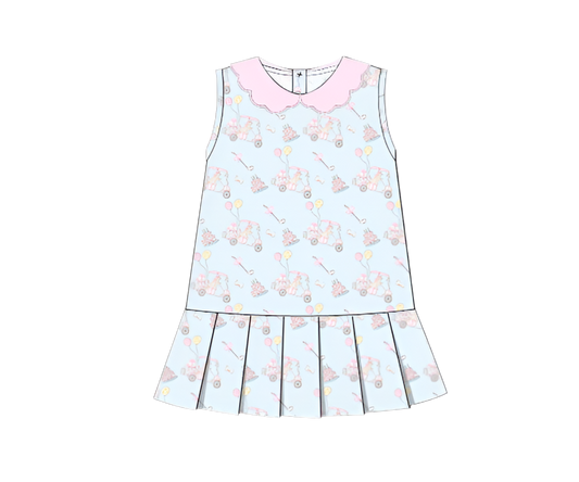 PRE-ORDER SCALLOPED COLLAR PAW-TEE TENNIS DRESS