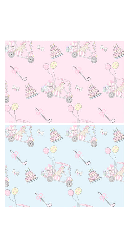 PRE-ORDER NAME SMOCK PAW-TEE DRESS PINK