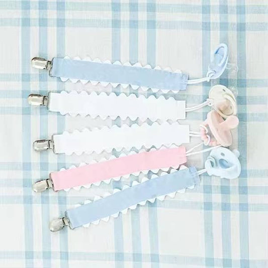Pacifier Clip, Monogram-able Assorted Colors (SHIPS MID MARCH)
