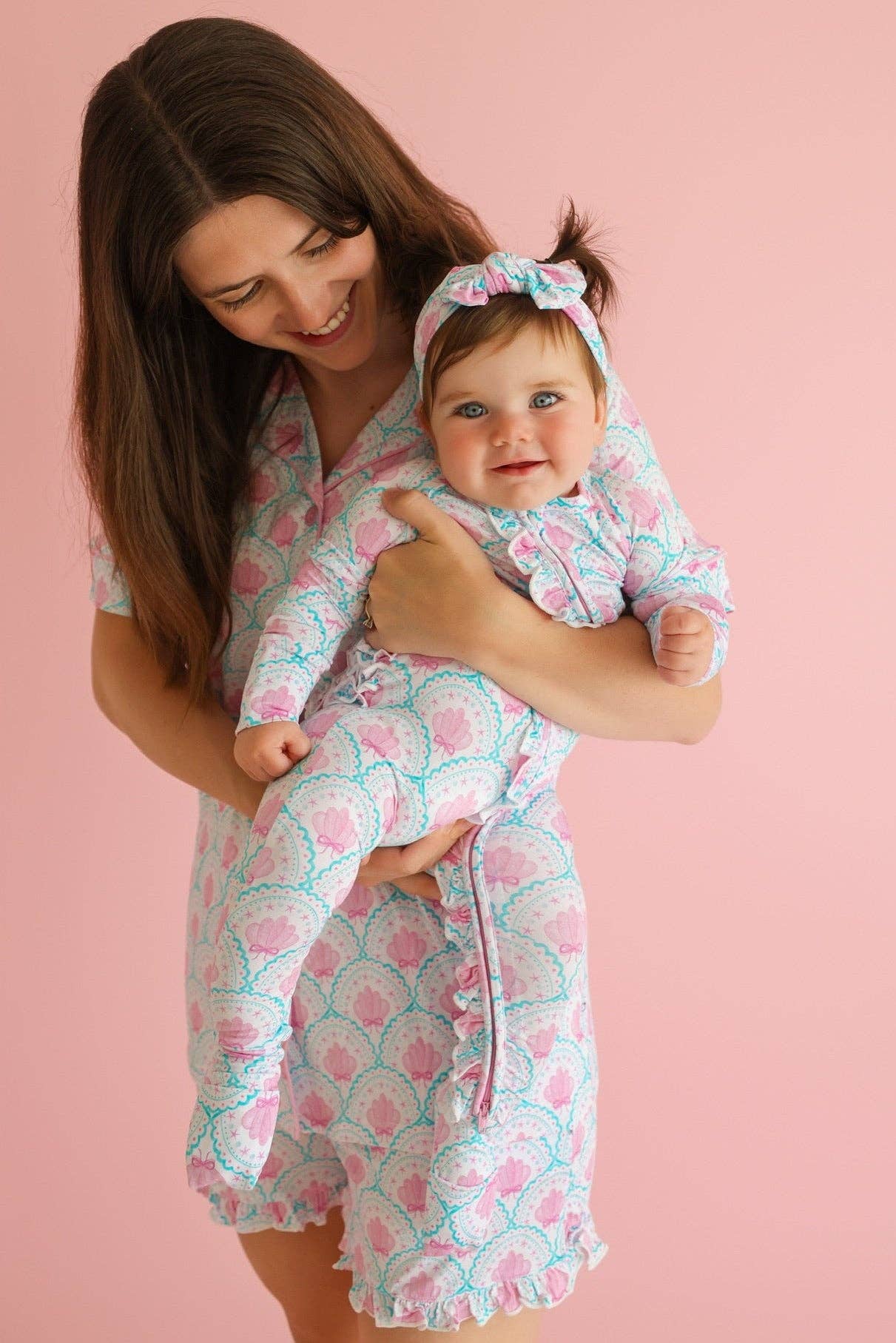 COQUETTE COAST DREAM RUFFLE ROMPER