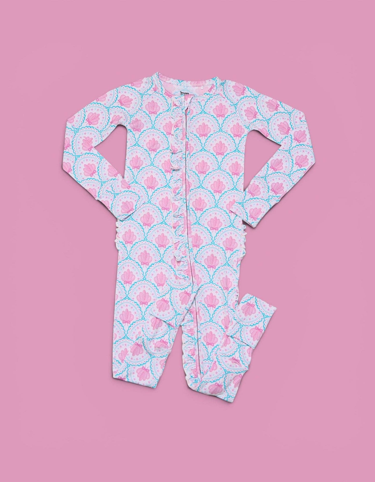 COQUETTE COAST DREAM RUFFLE ROMPER