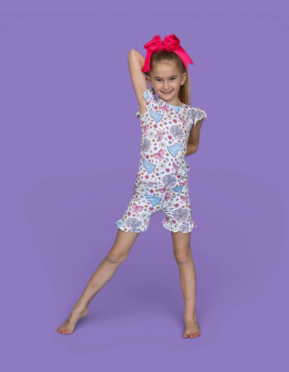 POM POWER DREAM RUFFLE SHORT SET