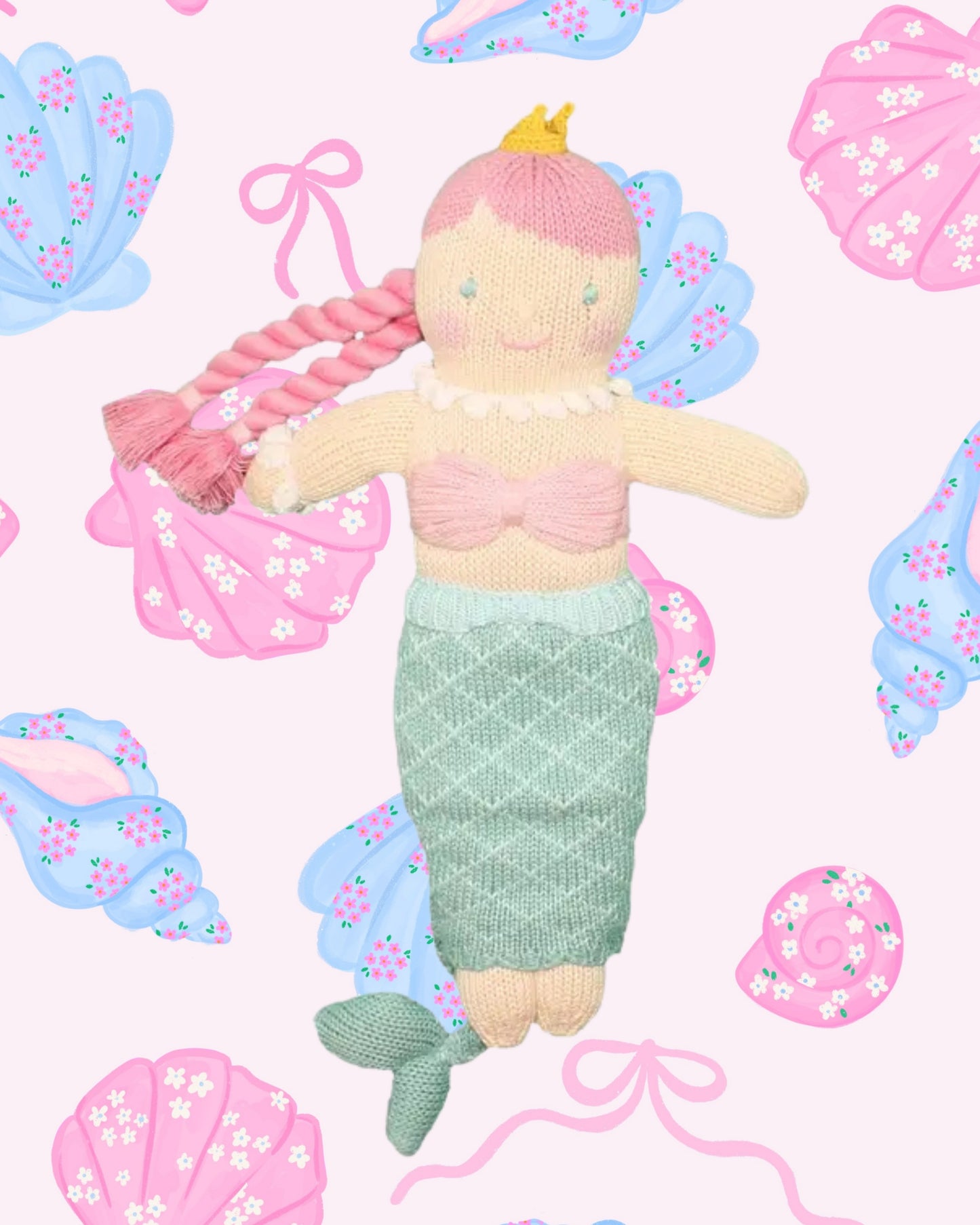 Marina the Walking Mermaid Knit Doll: 12" Plush