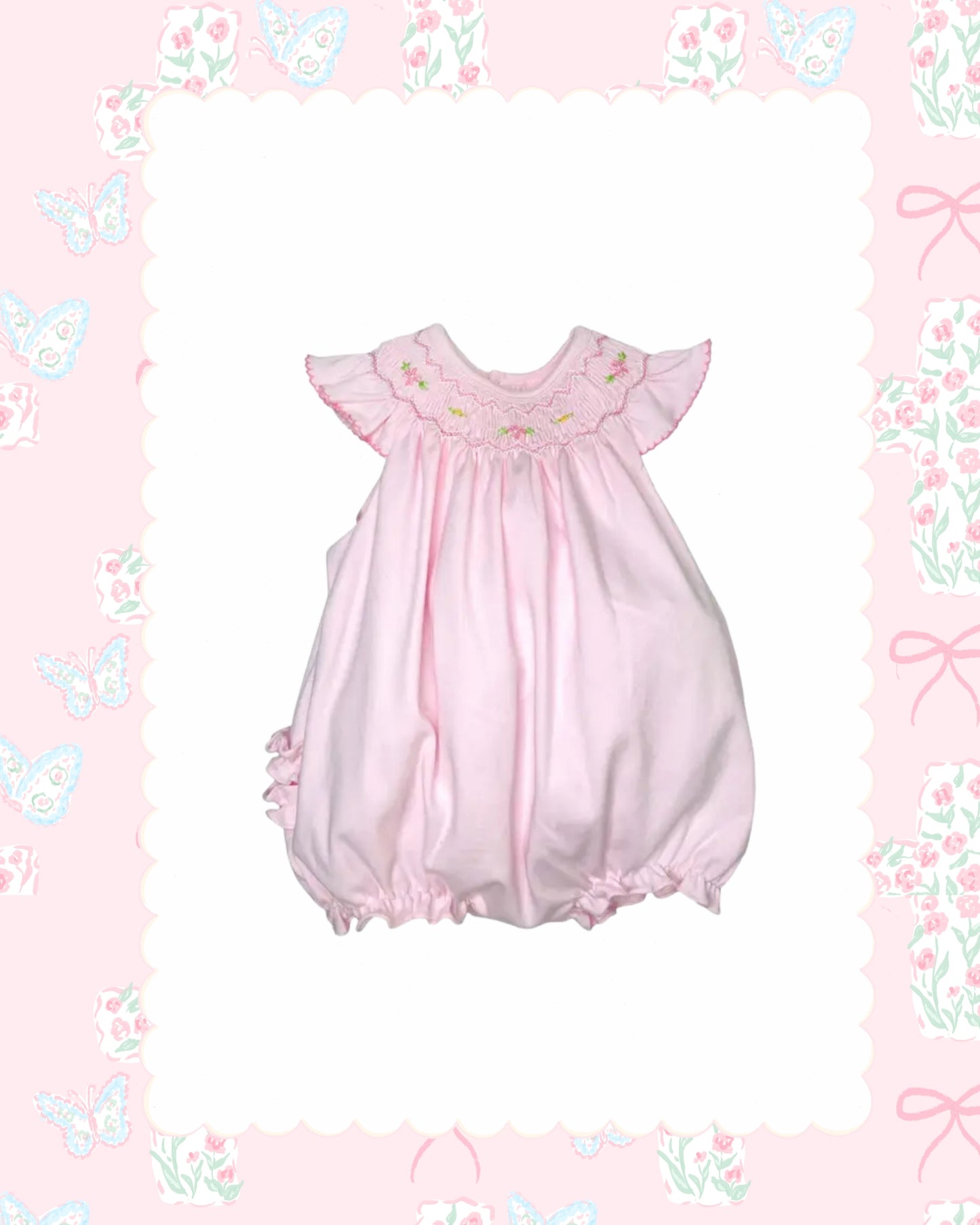 Hand Bishop Smocked Knit Bubble