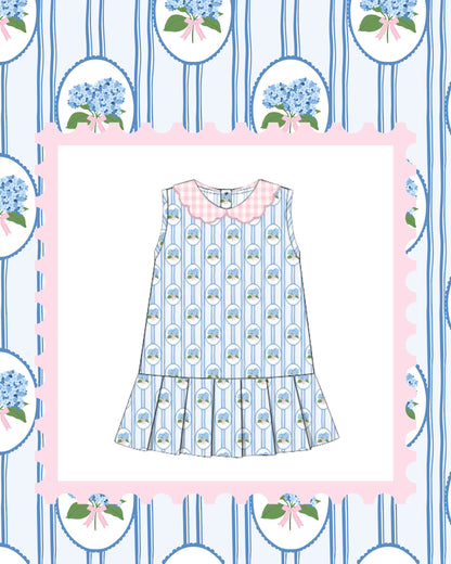 PRE-ORDER HYDRANGEA TENNIS DRESS
