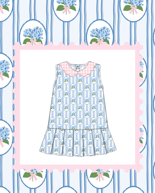 PRE-ORDER HYDRANGEA TENNIS DRESS