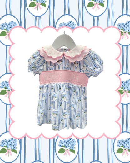 MAMA'S GIRL SMOCKED DRESS