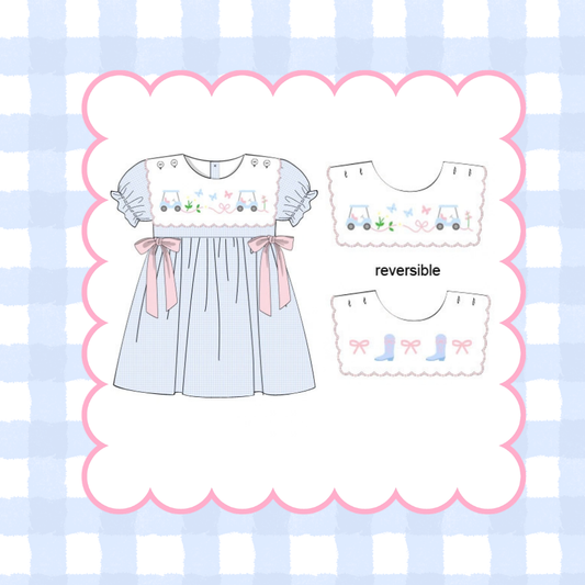TEE TIME COWGIRL TAB REVERSIBLE DRESS