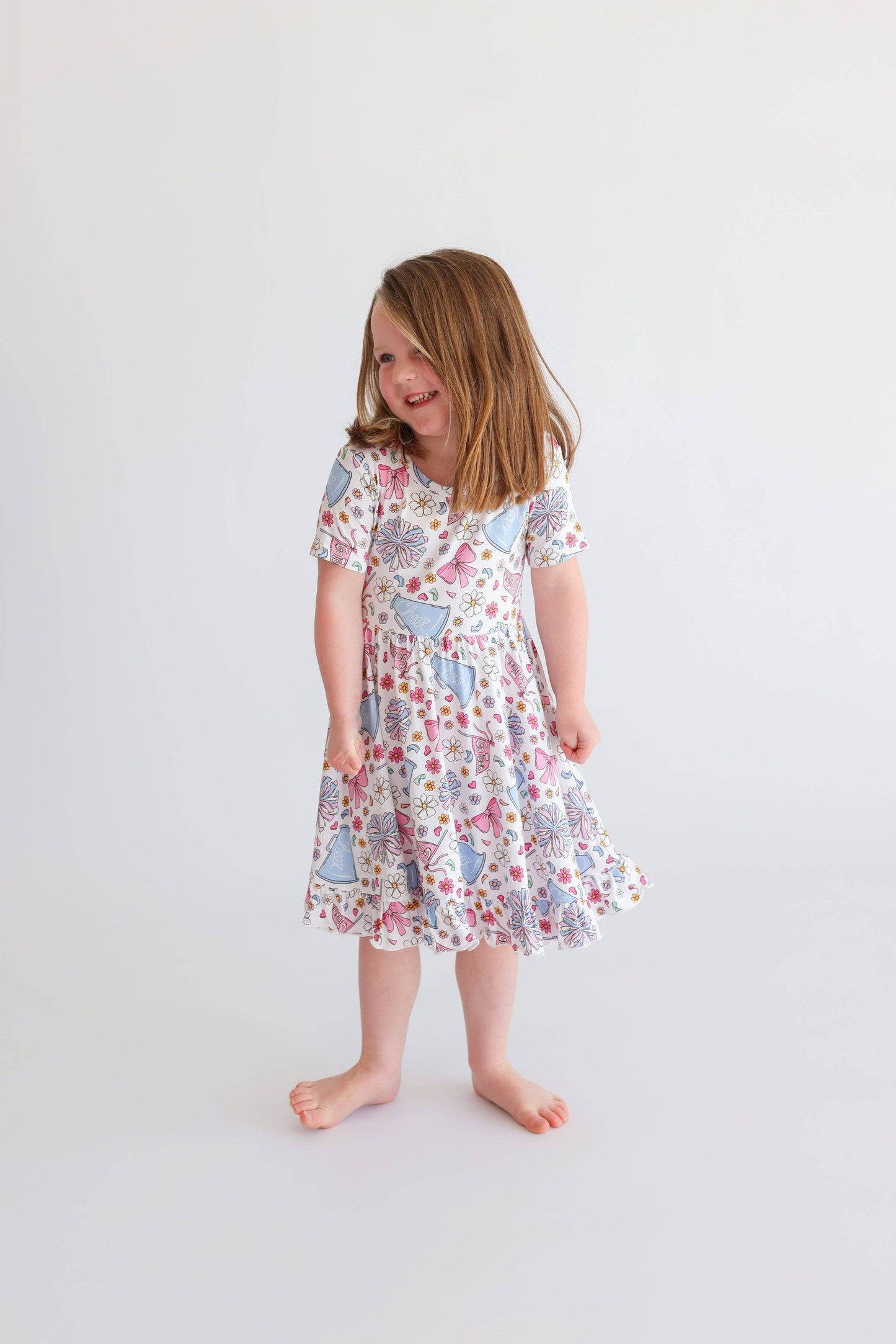 POM POWER DREAM RUFFLE DRESS