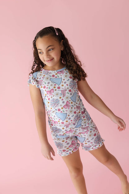 POM POWER DREAM RUFFLE SHORT SET