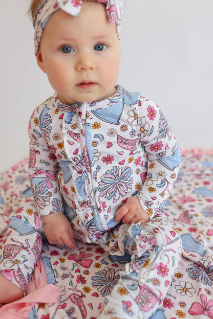 POM POWER DREAM RUFFLE ROMPER