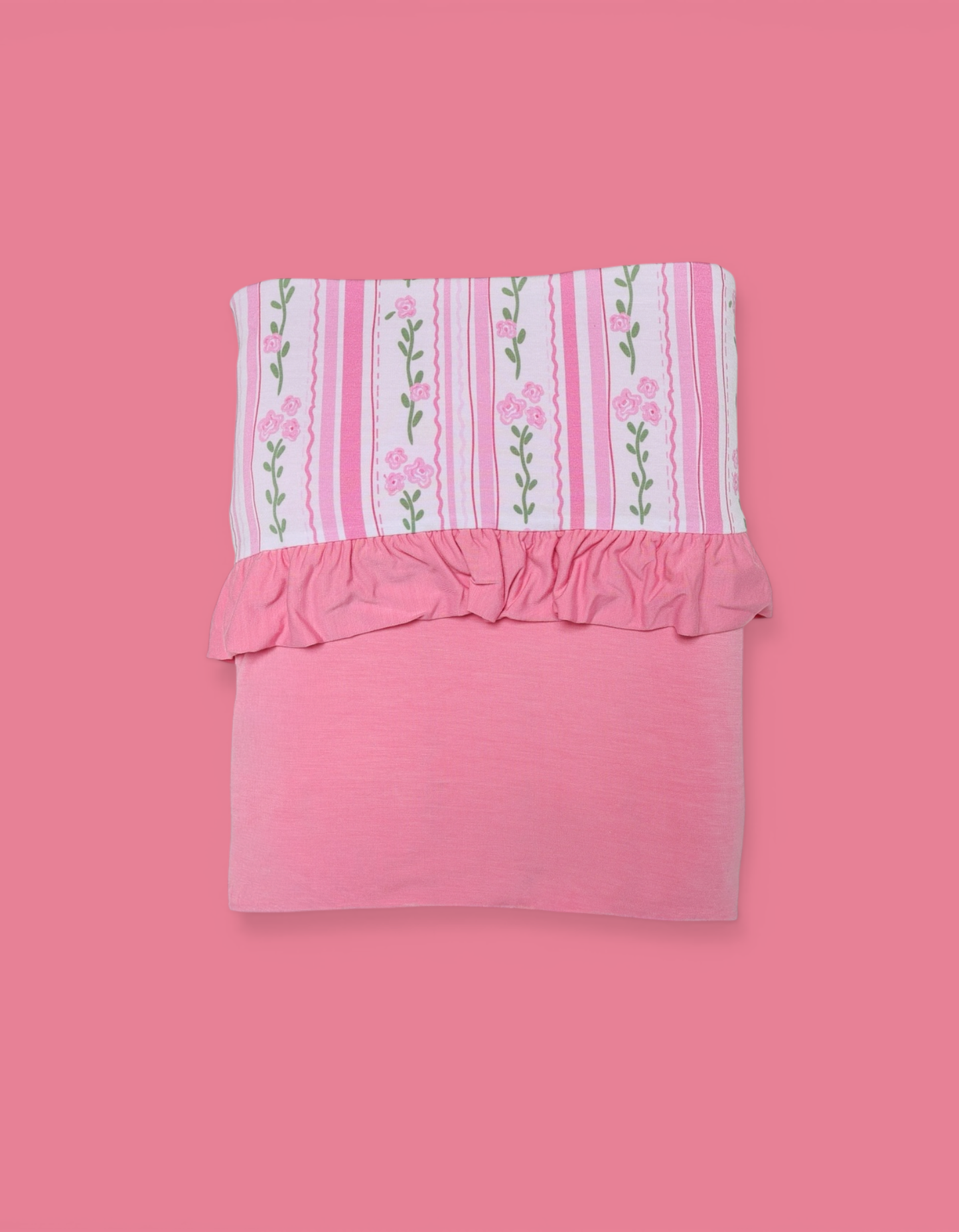 FOREVER FLORAL DREAM RUFFLE BLANKET